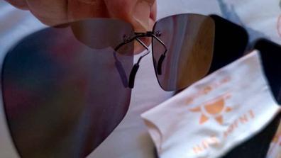 Gafas de sol polarizadas con clip de metal abatibles y sin montura para  gafas graduadas