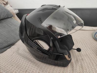 CASCO MODULAR SHARK EVOLINE GRIS NEGRO MATE