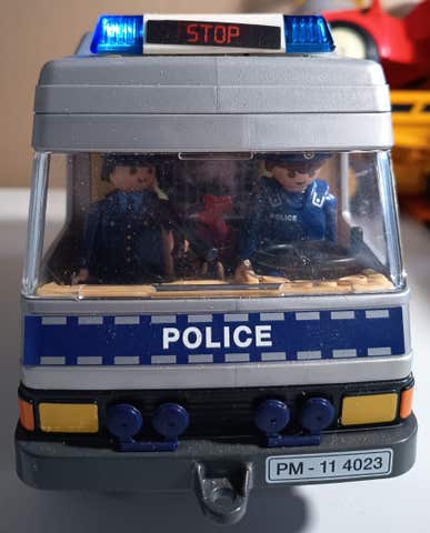 Milanuncios - Furgon Policia Playmobil Con Luces