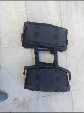 Bolsas Alforjas Laterales Para Moto Custom Y Retro Craftride VH5 Negro Dpla1 A703212 0