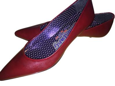 Zapatos rojos mustang pin up no 39 de segunda mano para mujer