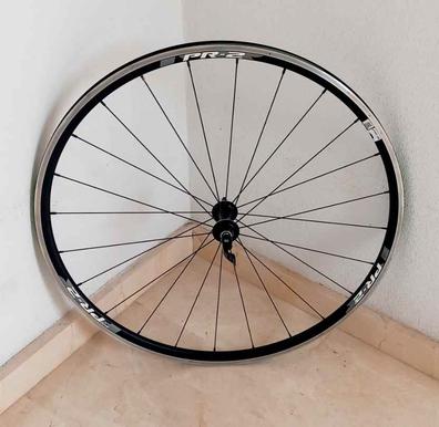 Rueda Bicicleta Carretera 700 Trasera V-Brake Cassette Doble Pared Aero  Negro