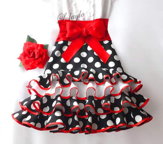 Milanuncios FALDA DE FLAMENCA CORTA A