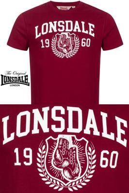 LONSDALE Lonsdale CLASSIC - Camiseta hombre oxblood - Private