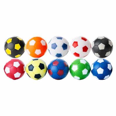 Pelotas mini de fútbol de repuesto para futbolín, en blanco y negro, set de  12