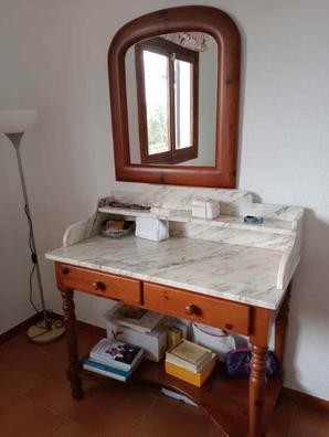 Espejo para tocador de madera de segunda mano por 50 EUR en Málaga en  WALLAPOP