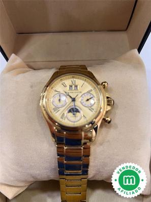 Reloj de Cuarzo LANSCOTTE Symbol Chronograph Dorado con estuche de