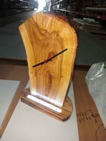 Milanuncios reloj artesanal madera y epoxi