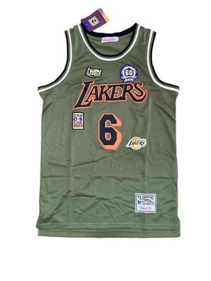 Camiseta deportiva NBA Lakers morada para hombre