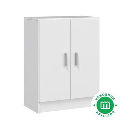 ARMARIO 2 PUERTAS 180X81X52CM BLANCO MOMI LCX0220