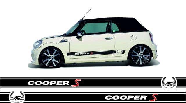 Milanuncios pegatinas franjas laterales mini cooper