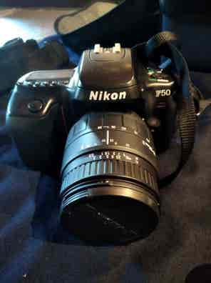 Nikon f50 silver body de segunda mano | Milanuncios