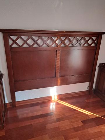 Milanuncios - Cabecero cama de madera 150 ancho