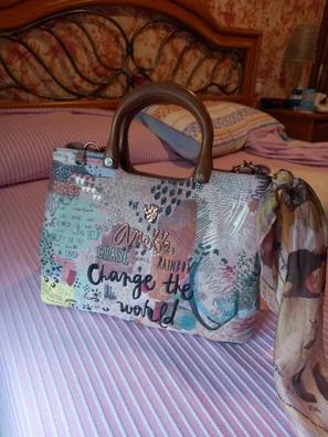 Mochila Peace & Love Camel con cremallera · Anekke · El Corte Inglés