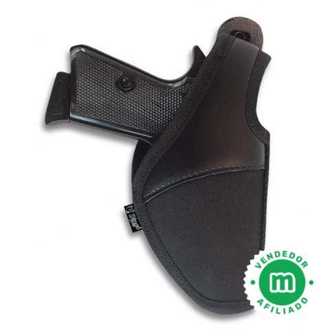 Funda para Pistola de Cuero Original Color Negro Lisa WD-1701 main image 1