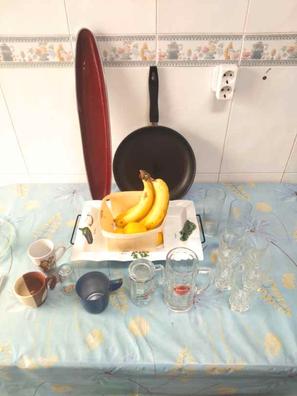  San Ignacio Batería de cocina Juego de tres sartenes +  utensilios de cocina de 5 piezas, 3 Sartenes + Bateria 5 piezas, cromo :  Hogar y Cocina