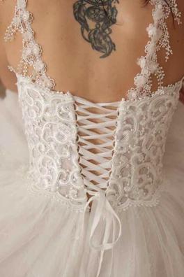 Milanuncios - Vestido novia nuevo a estrenar blanco