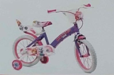 Patrulla Canina Bicicleta infantil 40,64cm. (16 pulgadas) cuadro de acero,  frenos Caliper y ruedines patrulla canina