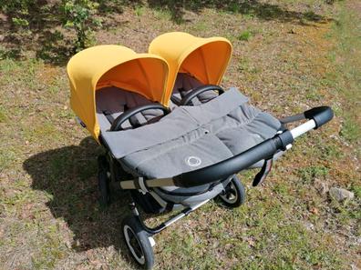Carrito gemelar bugaboo donkey de segunda mano en A Coruña
