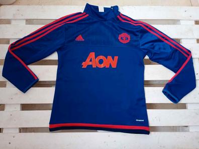 adidas Camiseta Manga Corta Manchester United FC 21/22 Segunda Equipación  Azul