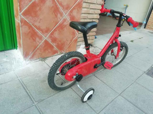 Bicicleta niño 14 pulgadas segunda mano hot sale