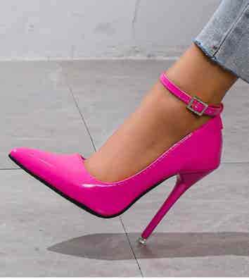 Zapatos tacon fucsia y complementos de segunda mano | Milanuncios