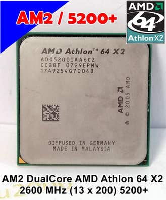 Amd Processor Amd Athlon 64 X2 Ado4800iaa5do AMD Athlon 64 X2 CPU