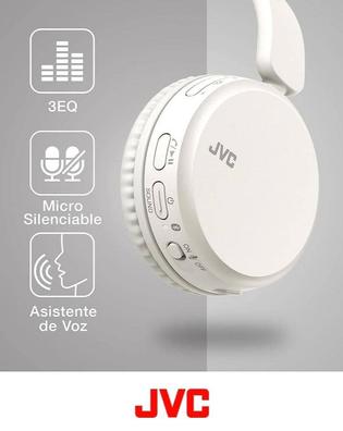 JVC HA-S36W Auriculares Bluetooth Plegables Blancos
