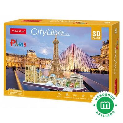 Milanuncios - Puzzle 1000 Piezas con tapete - Paris