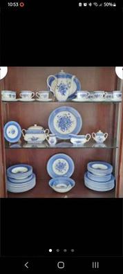 Jarrones de porcelana para flores, juego de jarrones azules pintados a  mano, decoración de jarrones azules y blancos, jarrones de sauce azul,  jarrones chinoiserie grandes, jarrones de mesa -  España