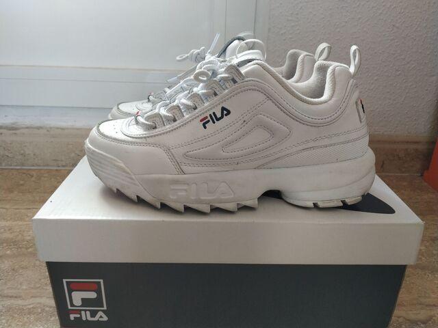 Remontarse Adelaida Transistor Milanuncios - Zapatillas Fila blancas t.38,5