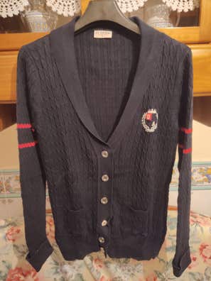 Rebeca de punto y seda de gerard darel Abrigos y chaquetas mujer de segunda mano barata | Milanuncios