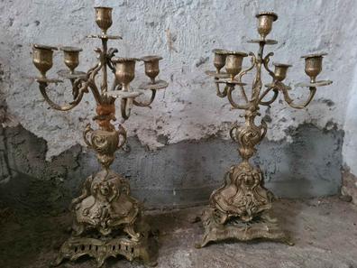 Candelabros bronce Obras de arte y decoración de segunda mano barato |  Milanuncios