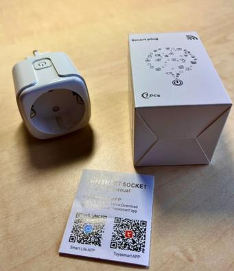 Meross-enchufe inteligente con Wifi para el hogar, toma de corriente con  función de sincronización de monitoreo de energía, funciona con Alexa