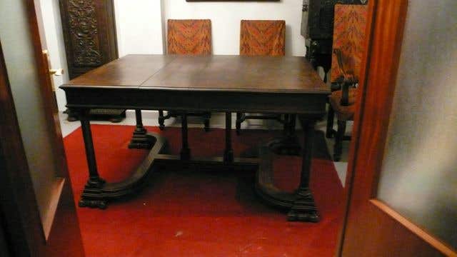 Milanuncios - Vendo mesa de y sillas antiguas