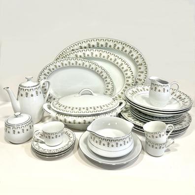 Vajilla Porcelana,vajilla Completa Moderna 6-12 Personas,platos