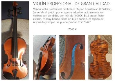 Compatible con Malawi Clasificar Violin luthier Violines de segunda mano baratos | Milanuncios