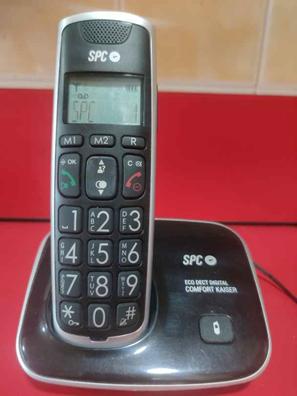 Teléfono fijo inalámbrico rojo de segunda mano por 15 EUR en