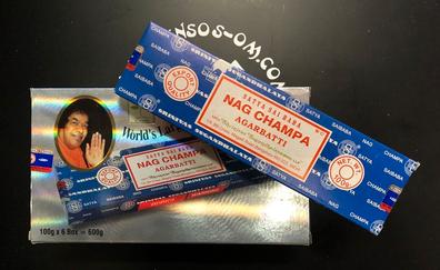 Incienso Goloka Nag Champa Agarbatti 16 gramos Cajita de 16 gramos