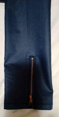 Pantalon encerado azul marino hot sale