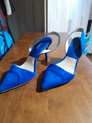Zapatos marypaz azul electrico calzado de mujer segunda mano barato | Milanuncios