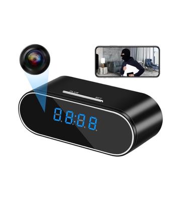 Cámara espía 4K compatible con WiFi de 2.4G y 5GHz, mini cámara pequeña,  cámara oculta con detección humana, visión nocturna, ángulo de visión  amplio