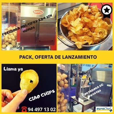 Cortadora de patatas chips