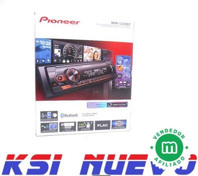 Radio Pioneer MVH-S420BT, 1-DIN, bluetooth, iluminación roja, USB, Spotify,  Android/Apple