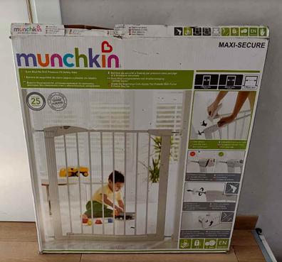 Munchkin Lindam Valla de Seguridad Infantil, Barrera de Escalera para Bebés  y Niños Pequeños, Valla con