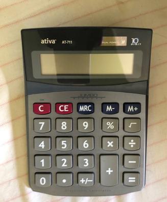 110 22mm D Calculadora de oficina de regalo de negocios de alta gama Calculadora de pantalla grande solar calculadora de metal de aluminio con listhado calculadora 179.8