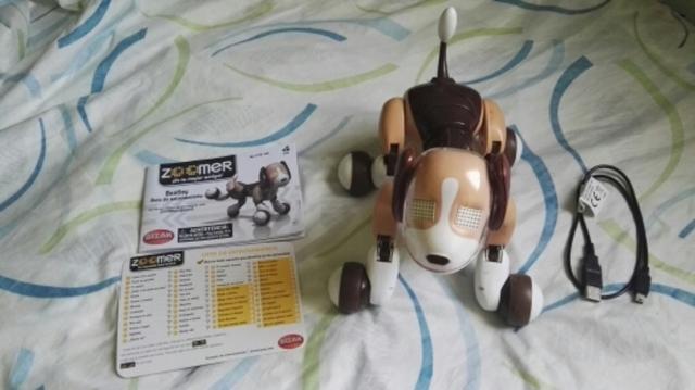 Perro robot discount zoomer 2.0 bizak