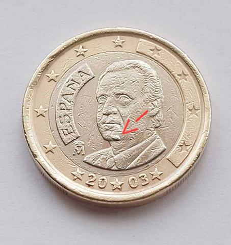 Error 1 euro 2002 moneda Austria. -  España