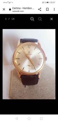 Precioso reloj de pulsera, de oro 18K de la marca Certina suizo
