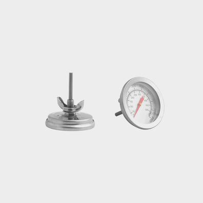 Termómetro para puerta de hornos de leña, escala de 0 a 300ºC con vaina de  5 cm. : : Jardín